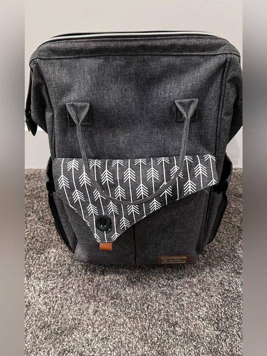 Leke baby Handbags - Leke baby diaper backpack- Gray